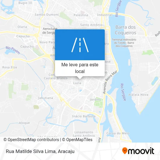 Rua Matilde Silva Lima mapa