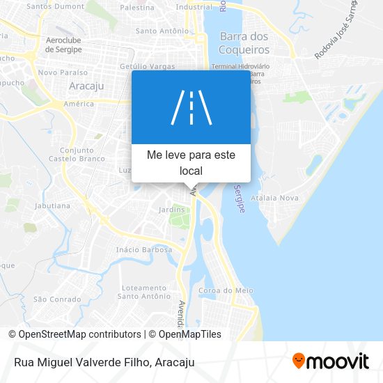 Rua Miguel Valverde Filho mapa