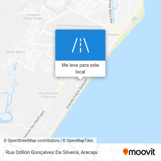 Rua Odilon Gonçalves Da Silveira mapa