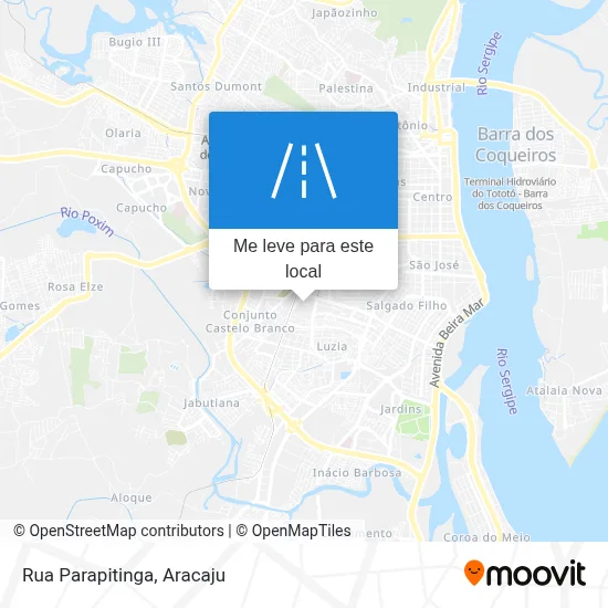 Rua Parapitinga mapa