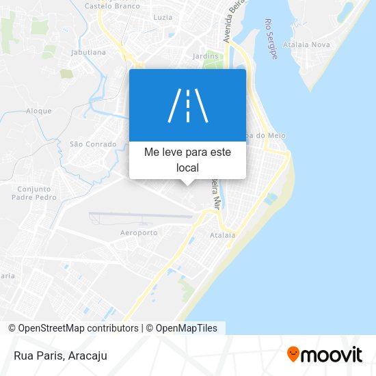 Rua Paris mapa