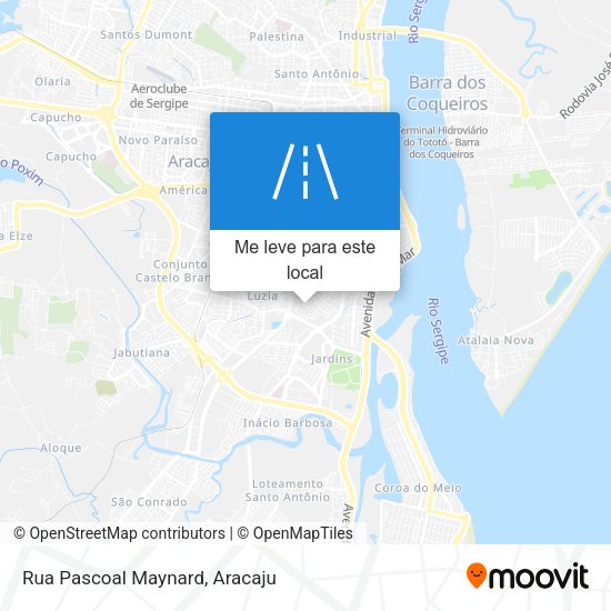 Rua Pascoal Maynard mapa