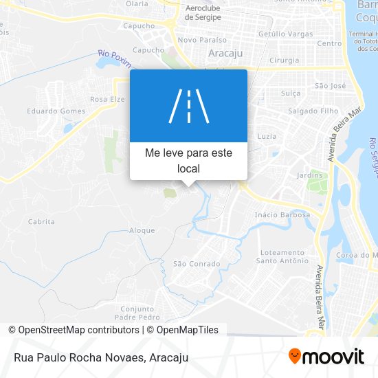 Rua Paulo Rocha Novaes mapa