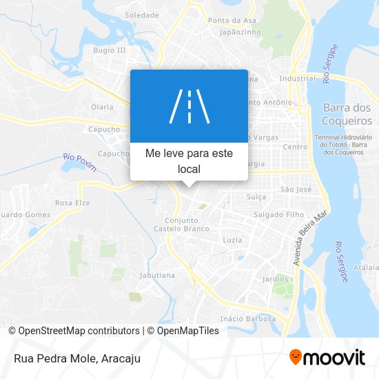 Rua Pedra Mole mapa