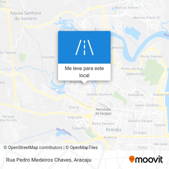 Rua Pedro Medeiros Chaves mapa