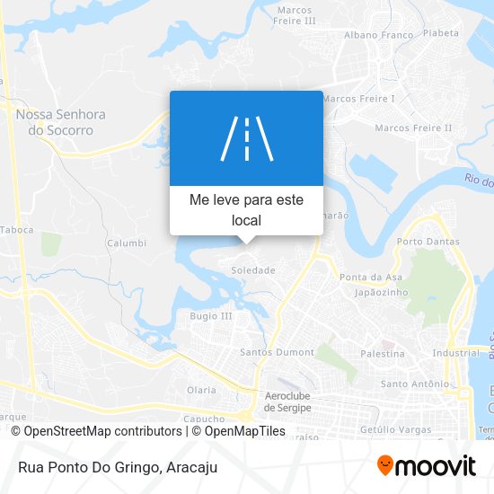 Rua Ponto Do Gringo mapa