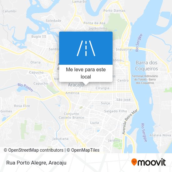 Rua Porto Alegre mapa