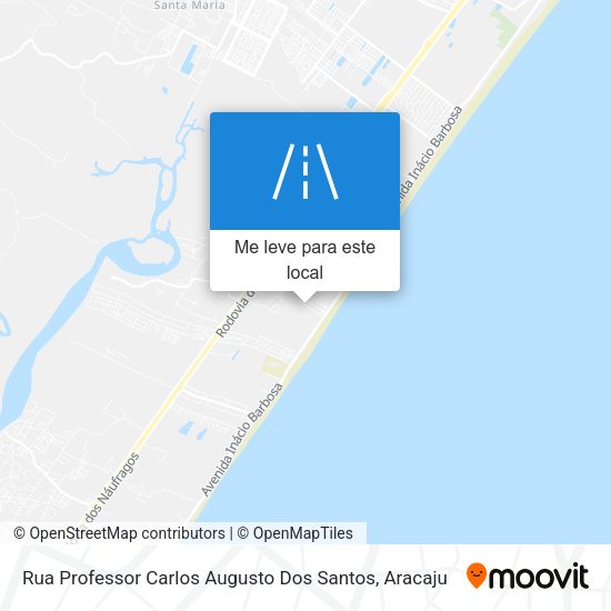 Rua Professor Carlos Augusto Dos Santos mapa