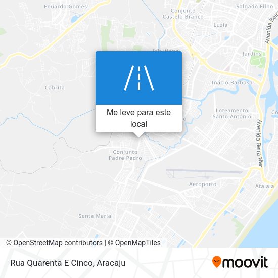 Rua Quarenta E Cinco mapa