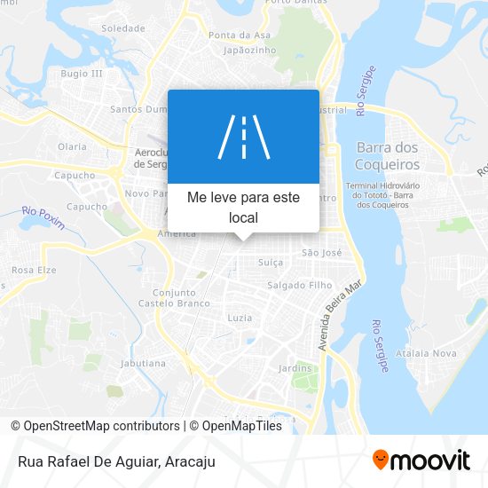 Rua Rafael De Aguiar mapa
