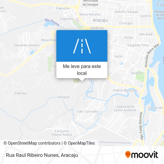 Rua Raul Ribeiro Nunes mapa