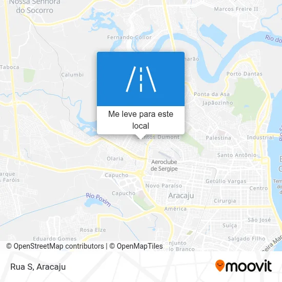 Rua S mapa
