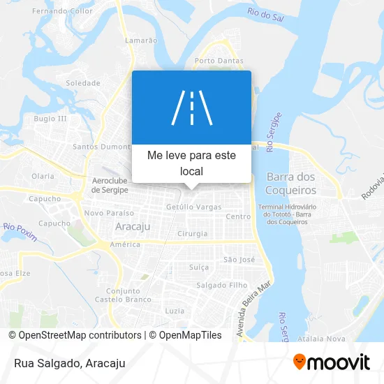 Rua Salgado mapa