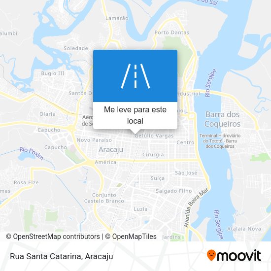 Rua Santa Catarina mapa