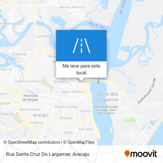 Rua Santa Cruz Do Largamar mapa