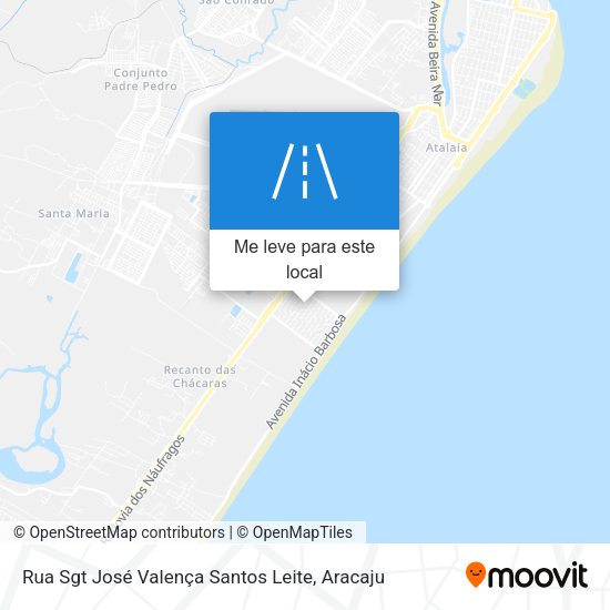 Rua Sgt José Valença Santos Leite mapa