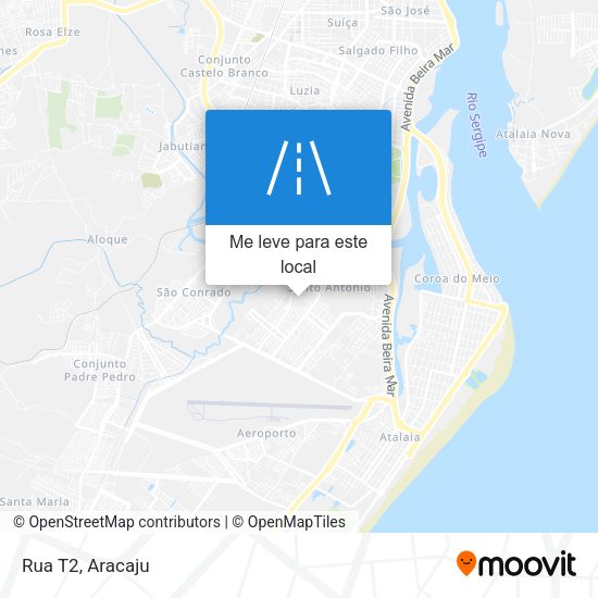 Rua T2 mapa