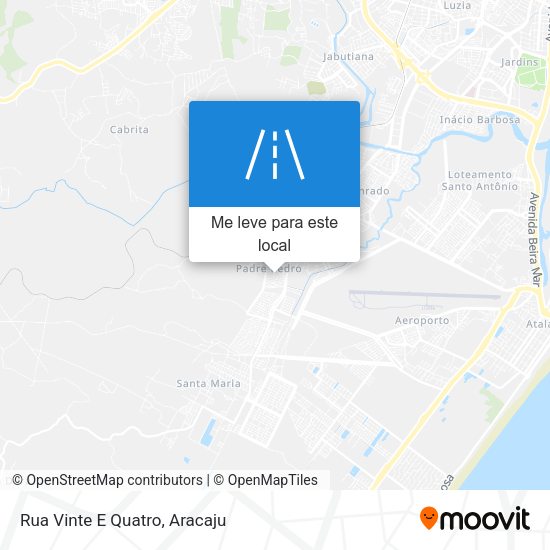 Rua Vinte E Quatro mapa