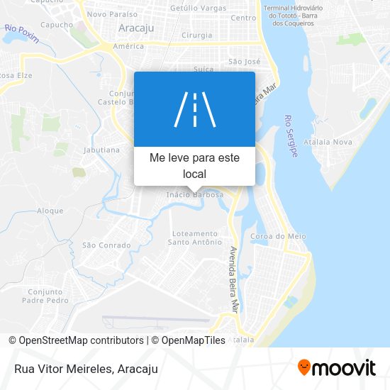 Rua Vitor Meireles mapa