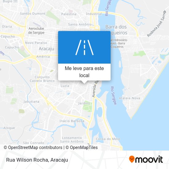 Rua Wilson Rocha mapa