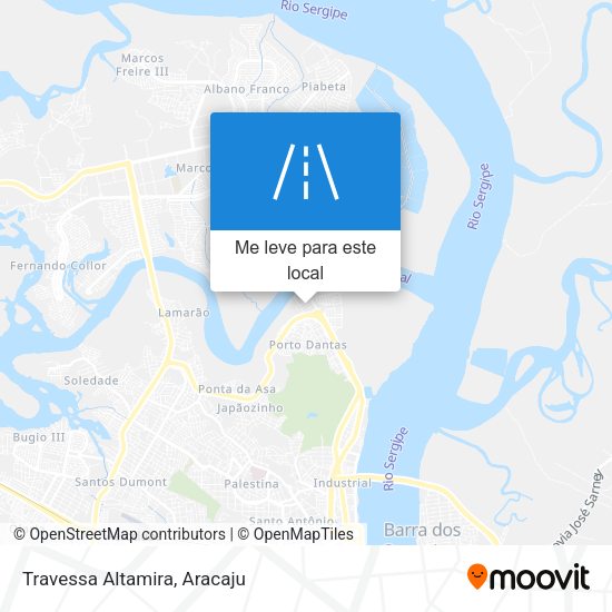 Travessa Altamira mapa