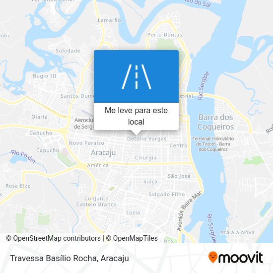Travessa Basílio Rocha mapa