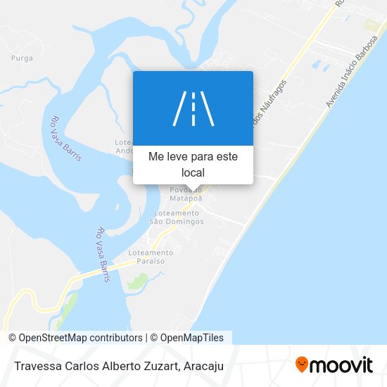 Travessa Carlos Alberto Zuzart mapa