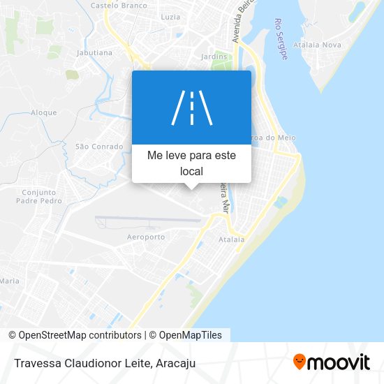Travessa Claudionor Leite mapa