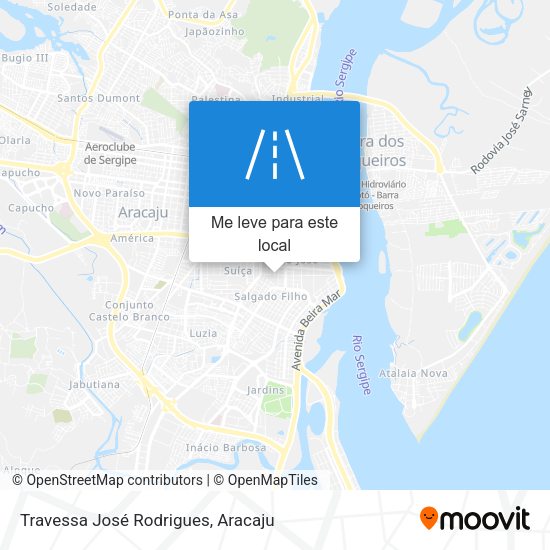 Travessa José Rodrigues mapa
