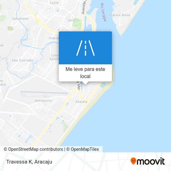 Travessa K mapa