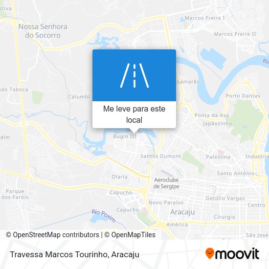 Travessa Marcos Tourinho mapa
