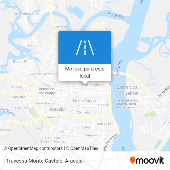 Travessa Monte Castelo mapa
