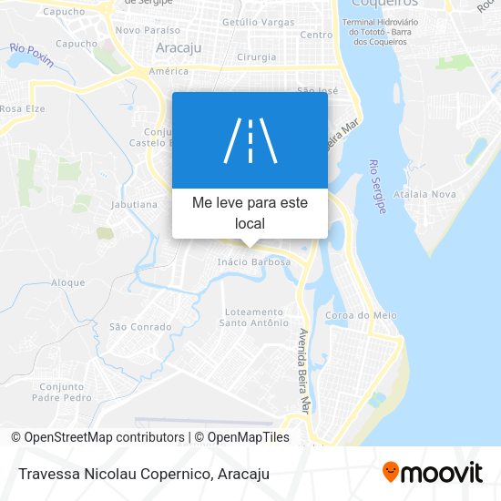 Travessa Nicolau Copernico mapa