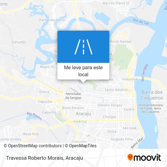 Travessa Roberto Morais mapa