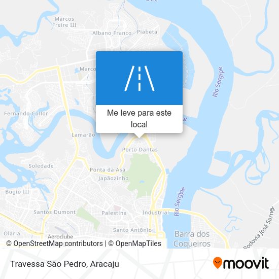 Travessa São Pedro mapa