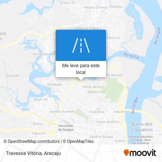 Travessa Vitória mapa