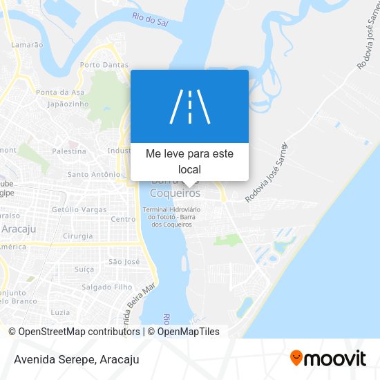Avenida Serepe mapa