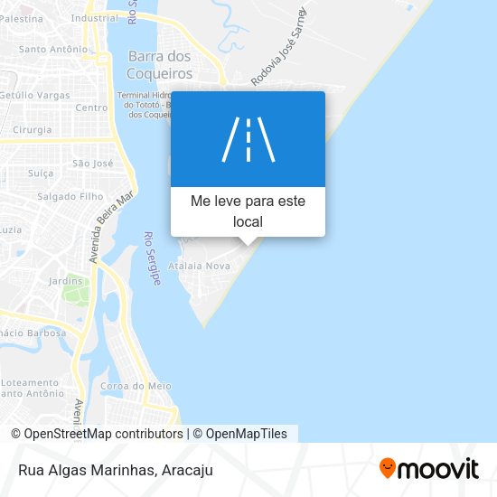 Rua Algas Marinhas mapa