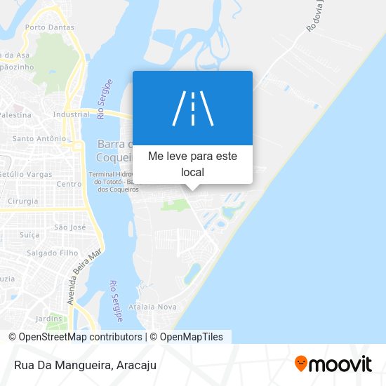 Rua Da Mangueira mapa