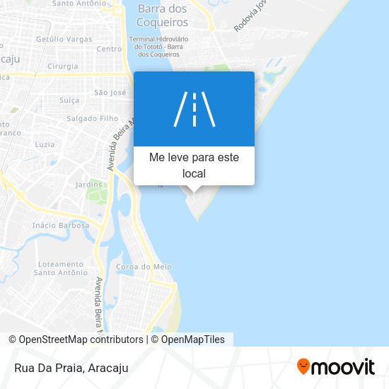 Rua Da Praia mapa