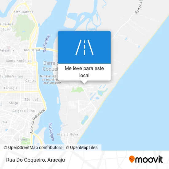 Rua Do Coqueiro mapa