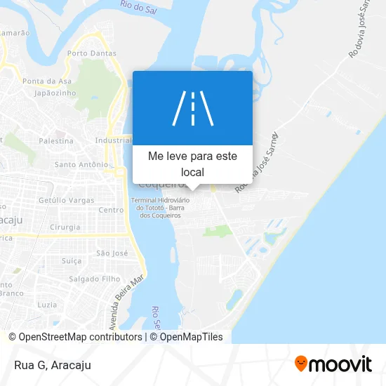 Rua G mapa