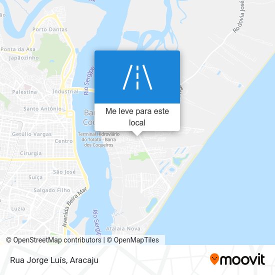Rua Jorge Luís mapa
