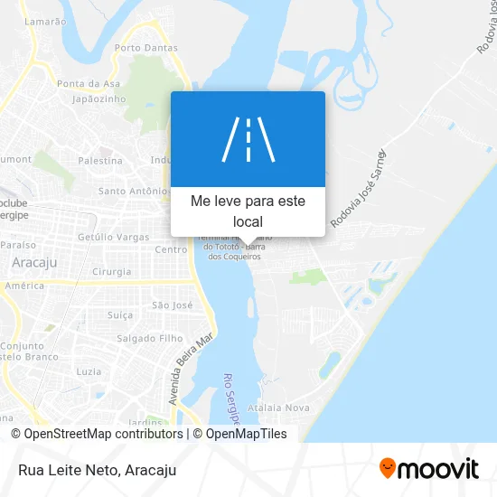 Rua Leite Neto mapa