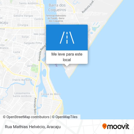 Rua Mathias Helvécio mapa
