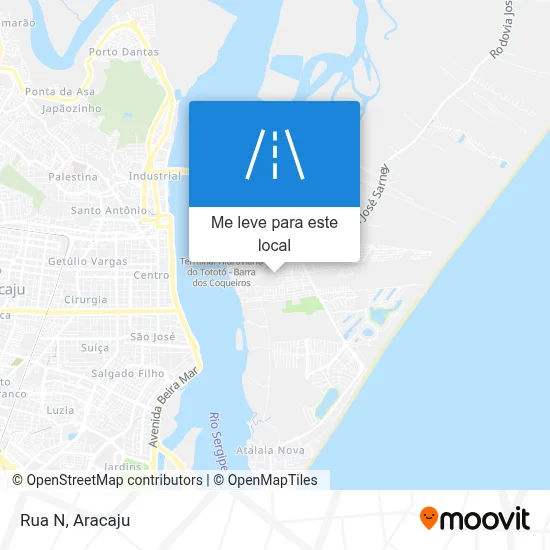 Rua N mapa