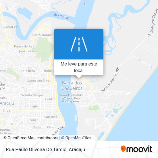 Rua Paulo Oliveira De Tarcio mapa