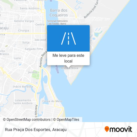 Rua Praça Dos Esportes mapa