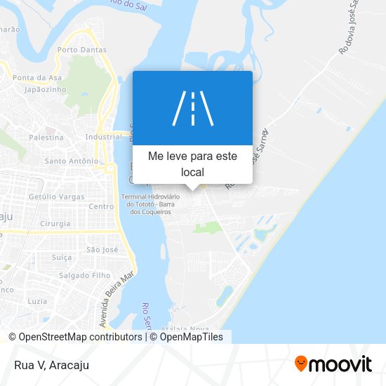 Rua V mapa