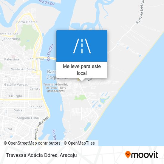 Travessa Acácia Dórea mapa